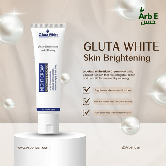 Gluta White Night Cream Tube Pack
