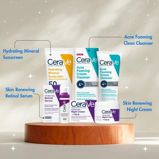 CeraVe 4-in-1 Glow Kit – Your Complete Day & Night Skincare Routine