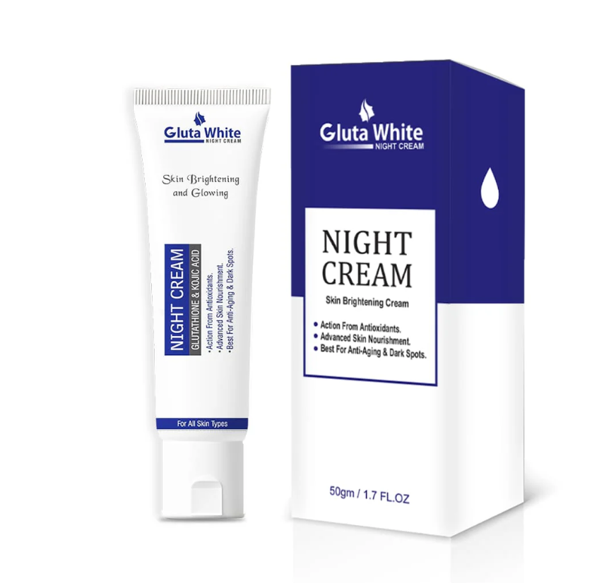 Gluta White Night Cream Tube Pack