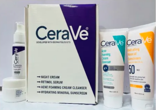 CeraVe 4-in-1 Glow Kit – Your Complete Day & Night Skincare Routine
